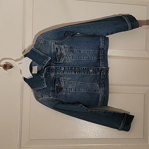 Denim Jacket for girls, size 4 by Jumping Beans. NWT.